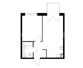 Квартира 43,6 м², 1-комнатная - изображение 1