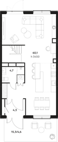 Квартира 163,4 м², 3-комнатная - изображение 1