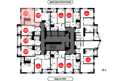 34,7 м², 1-комнатная квартира 3 130 000 ₽ - изображение 89