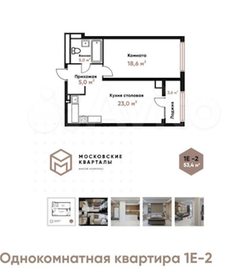 Квартира 55,2 м², 1-комнатная - изображение 2