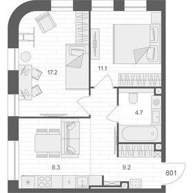 51 м², 2-комнатная квартира 15 750 000 ₽ - изображение 88