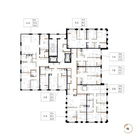 47,1 м², 1-комнатная квартира 8 007 000 ₽ - изображение 55