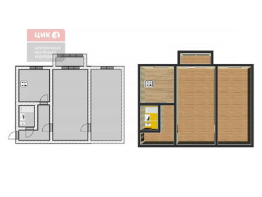 42 м², 2-комнатная квартира 3 350 000 ₽ - изображение 6