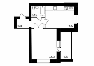 44 м², 2-комнатная квартира 3 850 000 ₽ - изображение 70