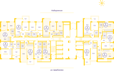 19,3 м², квартира-студия 2 400 000 ₽ - изображение 87