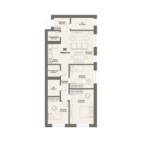 100,1 м², 3-комнатная квартира 15 521 700 ₽ - изображение 31