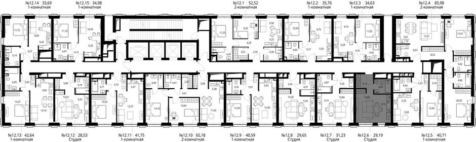 Квартира 29,2 м², студия - изображение 2