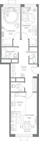 Квартира 80,8 м², 3-комнатная - изображение 1