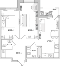 71,8 м², 3-комнатная квартира 11 737 146 ₽ - изображение 26