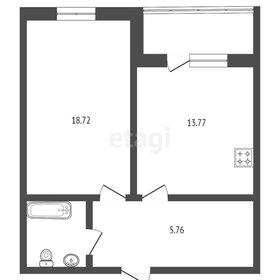 Квартира 42,8 м², 1-комнатная - изображение 2