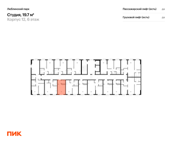 Квартира 19,7 м², студия - изображение 2