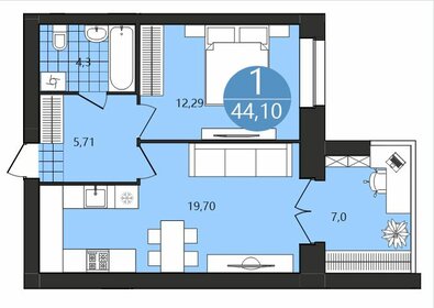 59,6 м², 2-комнатная квартира 4 200 000 ₽ - изображение 115