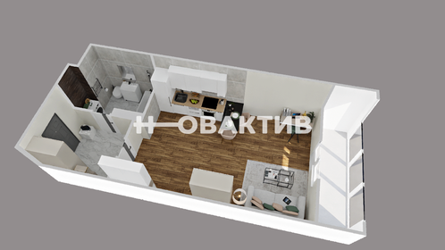 Квартира 36 м², студия - изображение 2