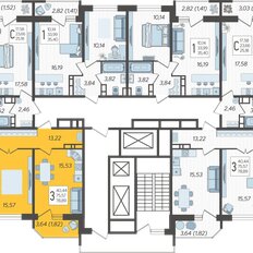 Квартира 78,9 м², 3-комнатная - изображение 2