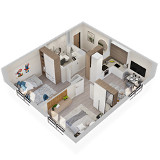 Квартира 50,7 м², 2-комнатная - изображение 4