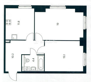 52,4 м², 2-комнатная квартира 23 800 000 ₽ - изображение 58