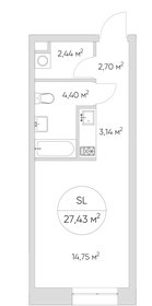 26 м², апартаменты-студия 10 896 200 ₽ - изображение 31