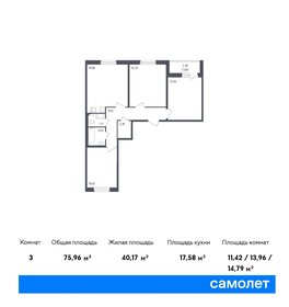 81,2 м², 3-комнатная квартира 15 935 000 ₽ - изображение 110