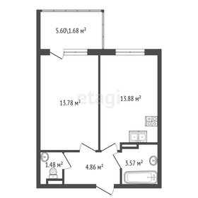 37,8 м², 1-комнатная квартира 6 400 000 ₽ - изображение 28