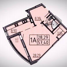 Квартира 55 м², 1-комнатная - изображение 4