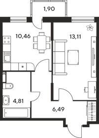 38 м², 1-комнатная квартира 6 000 000 ₽ - изображение 25