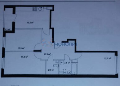 Квартира 72 м², 3-комнатная - изображение 1