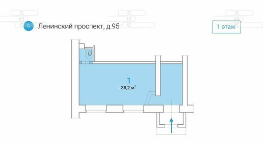 38,2 м², помещение свободного назначения - изображение 4