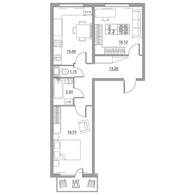 79,3 м², 3-комнатная квартира 9 600 000 ₽ - изображение 50