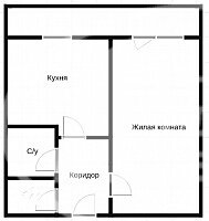 28,7 м², 1-комнатная квартира 1 850 000 ₽ - изображение 44