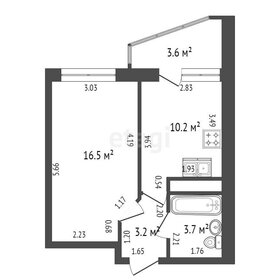 Квартира 33,6 м², 1-комнатная - изображение 1