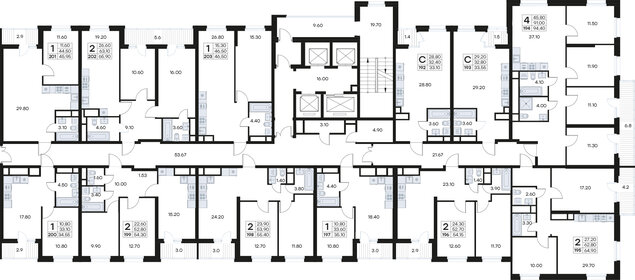 Квартира 46,6 м², 1-комнатная - изображение 2