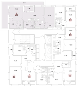 104,5 м², 4-комнатная квартира 27 251 100 ₽ - изображение 28