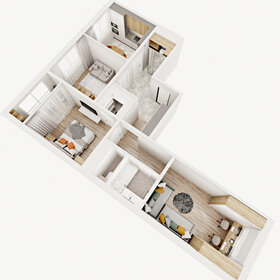 64,1 м², 4-комнатная квартира 6 150 000 ₽ - изображение 56