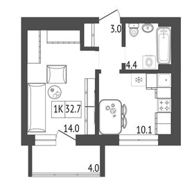 32,2 м², 1-комнатная квартира 4 200 000 ₽ - изображение 27