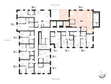 Квартира 105,8 м², 2-комнатная - изображение 2