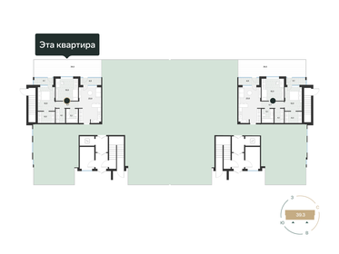 75,4 м², 2-комнатная квартира 8 190 000 ₽ - изображение 22