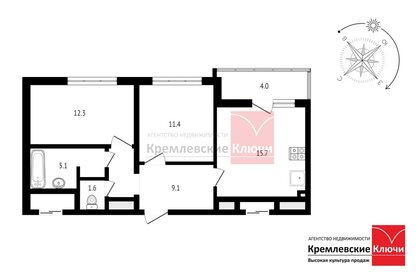 80 м², 3-комнатная квартира 16 900 000 ₽ - изображение 88