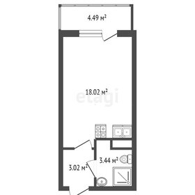 28,7 м², квартира-студия 4 500 000 ₽ - изображение 37