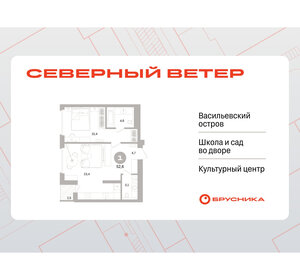 Квартира 52,2 м², 1-комнатная - изображение 1