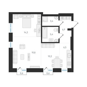 69,2 м², 3-комнатная квартира 8 800 000 ₽ - изображение 111