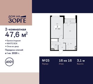 47,7 м², 2-комнатная квартира 24 752 202 ₽ - изображение 34