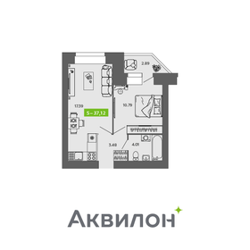 37,1 м², 1-комнатная квартира 4 618 501 ₽ - изображение 17