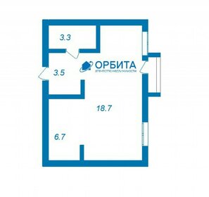 Квартира 32,2 м², 1-комнатная - изображение 1
