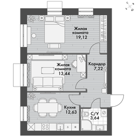 70 м², 2-комнатная квартира 1 800 ₽ в сутки - изображение 32