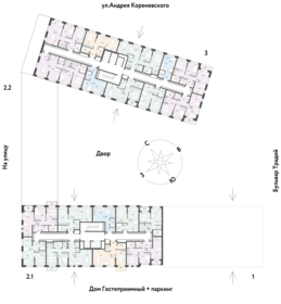 69,3 м², 2-комнатная квартира 32 751 180 ₽ - изображение 17