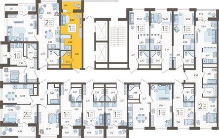 33,9 м², квартира-студия 8 000 000 ₽ - изображение 130