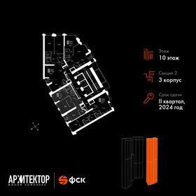 76,5 м², 2-комнатная квартира 35 840 248 ₽ - изображение 7