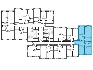 99,7 м², 3-комнатная квартира 52 350 000 ₽ - изображение 19