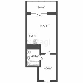 35 м², квартира-студия 5 800 000 ₽ - изображение 69