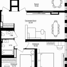 Квартира 85,2 м², 3-комнатная - изображение 2